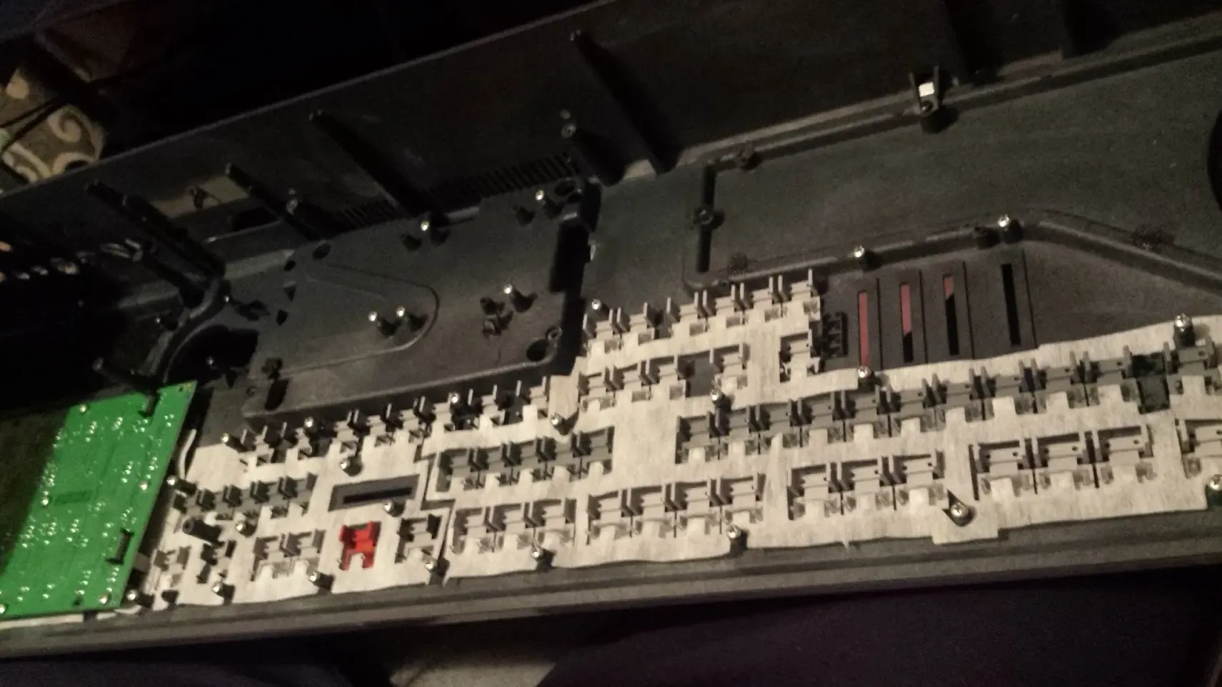 Wrapping the Pa800 panel in white foil
