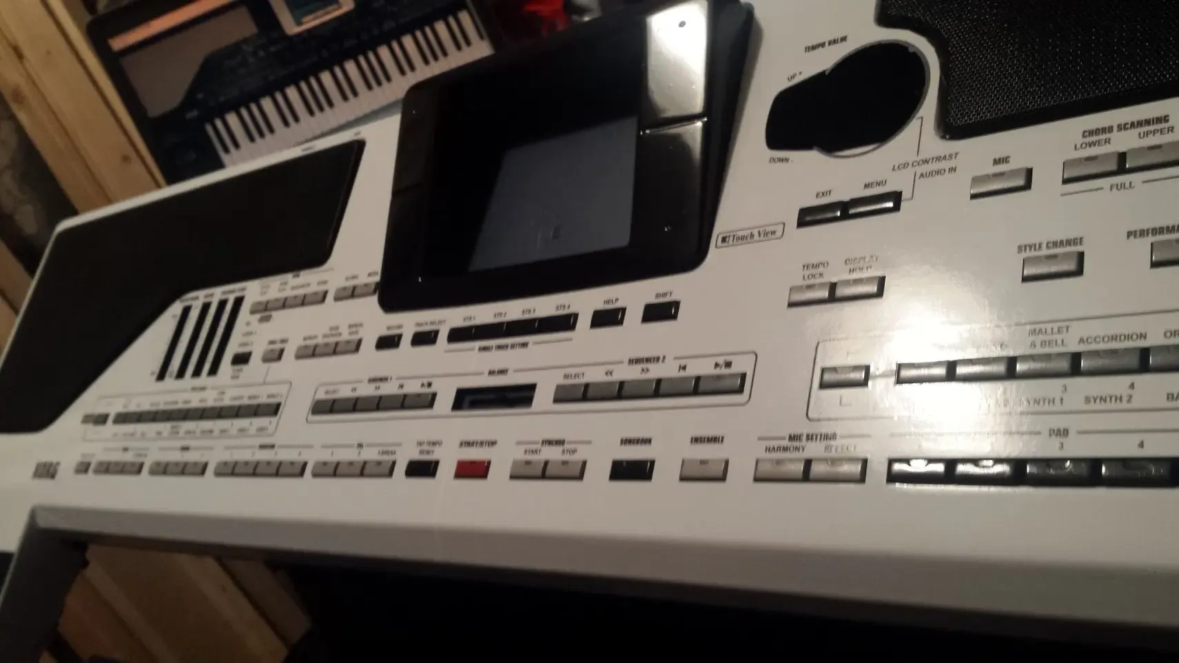 Wrapping the Pa800 panel in white foil