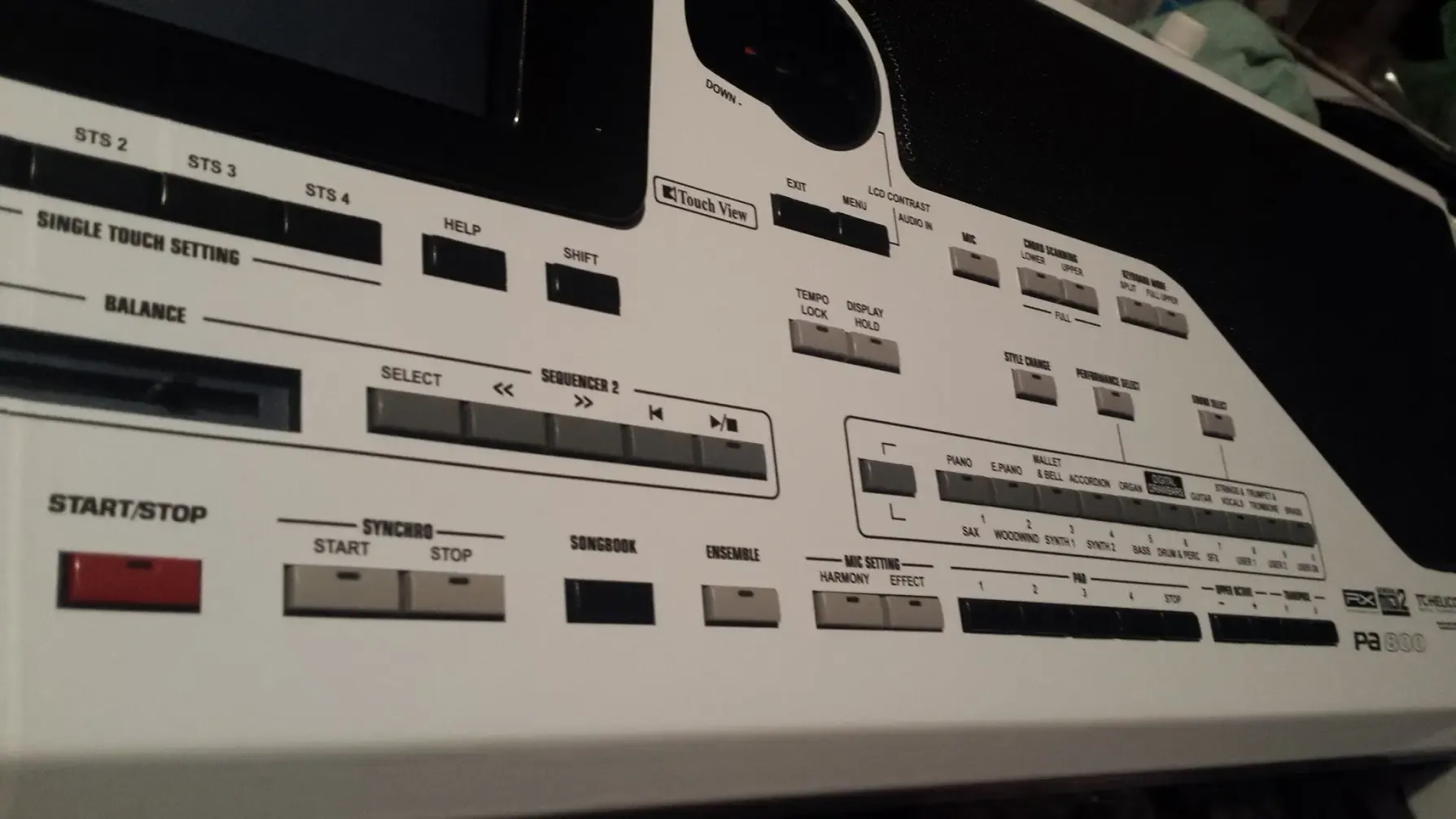 Wrapping the Pa800 panel in white foil