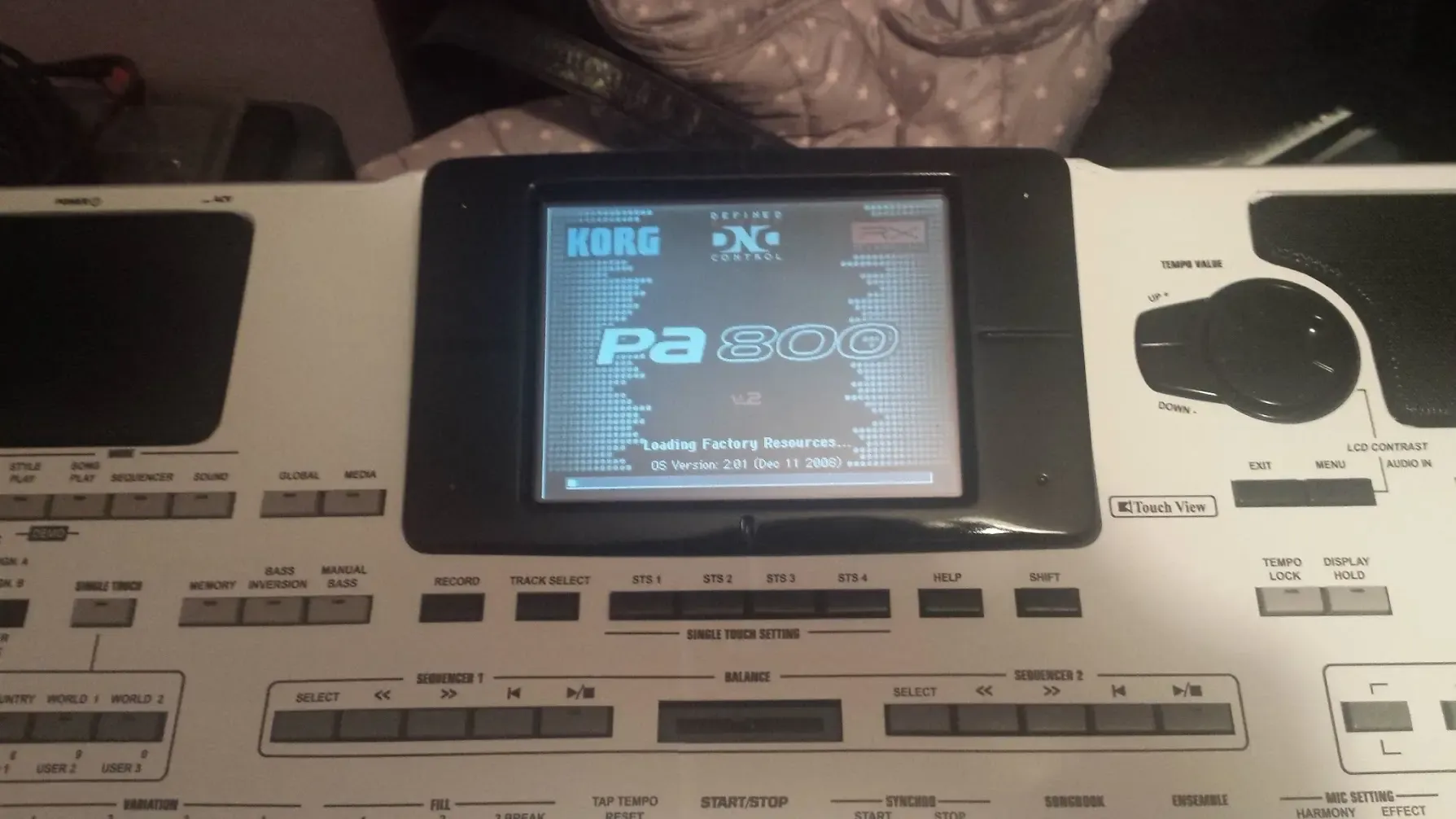 Black buttons for the Pa800