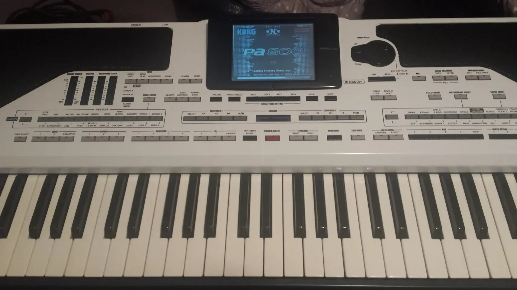 Black buttons for the Pa800