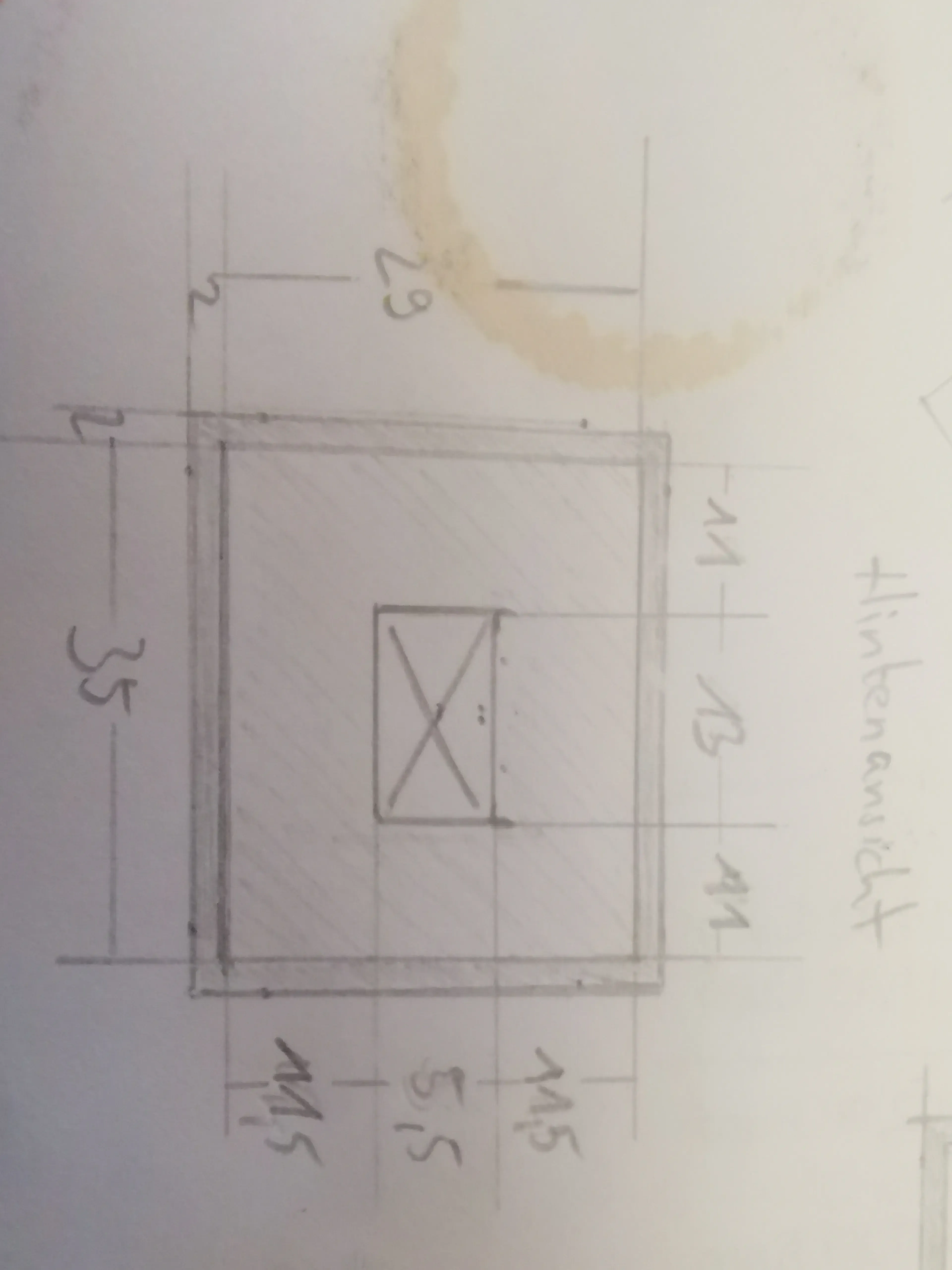 Disassembly and first sketches
