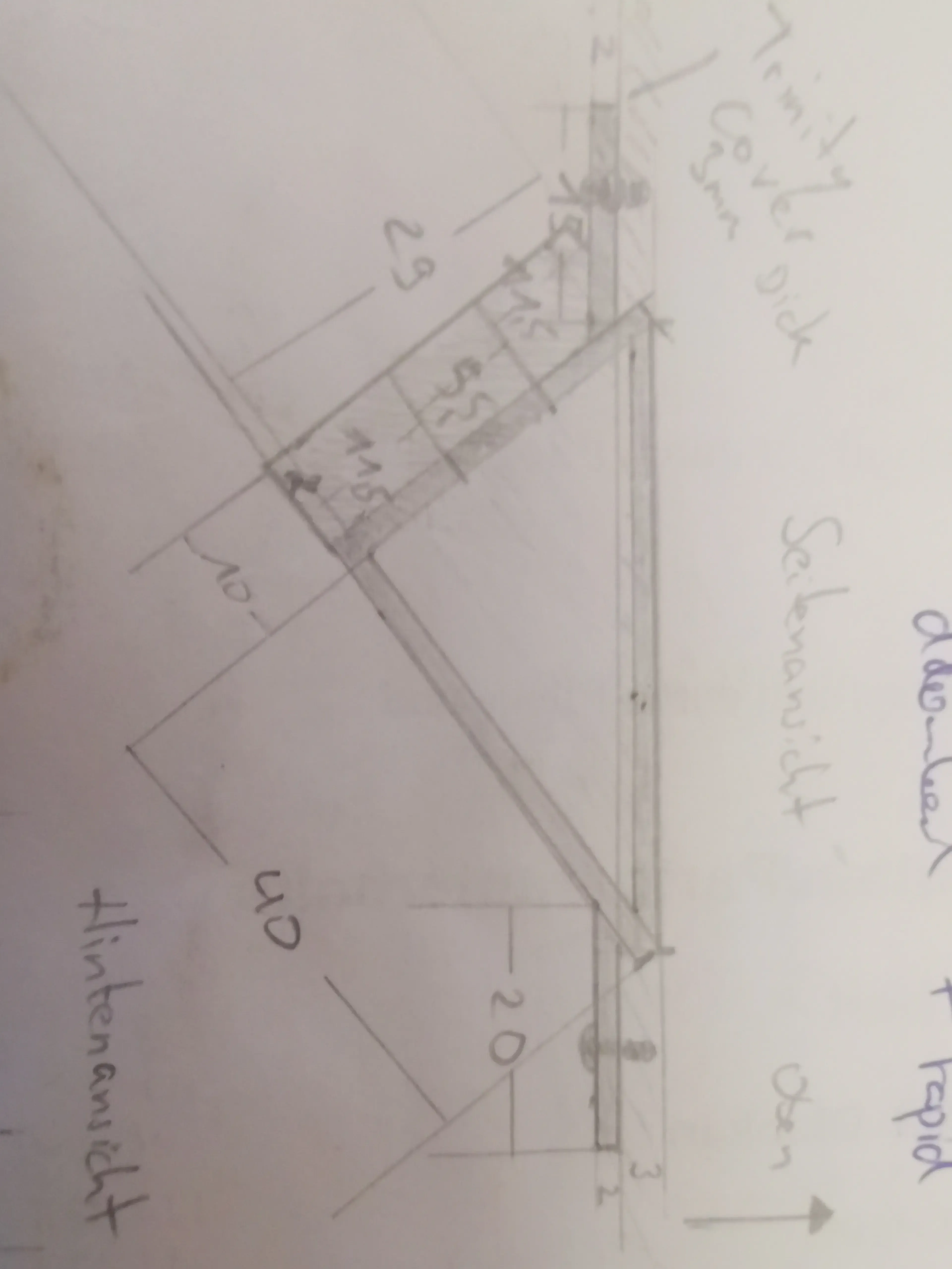 Disassembly and first sketches