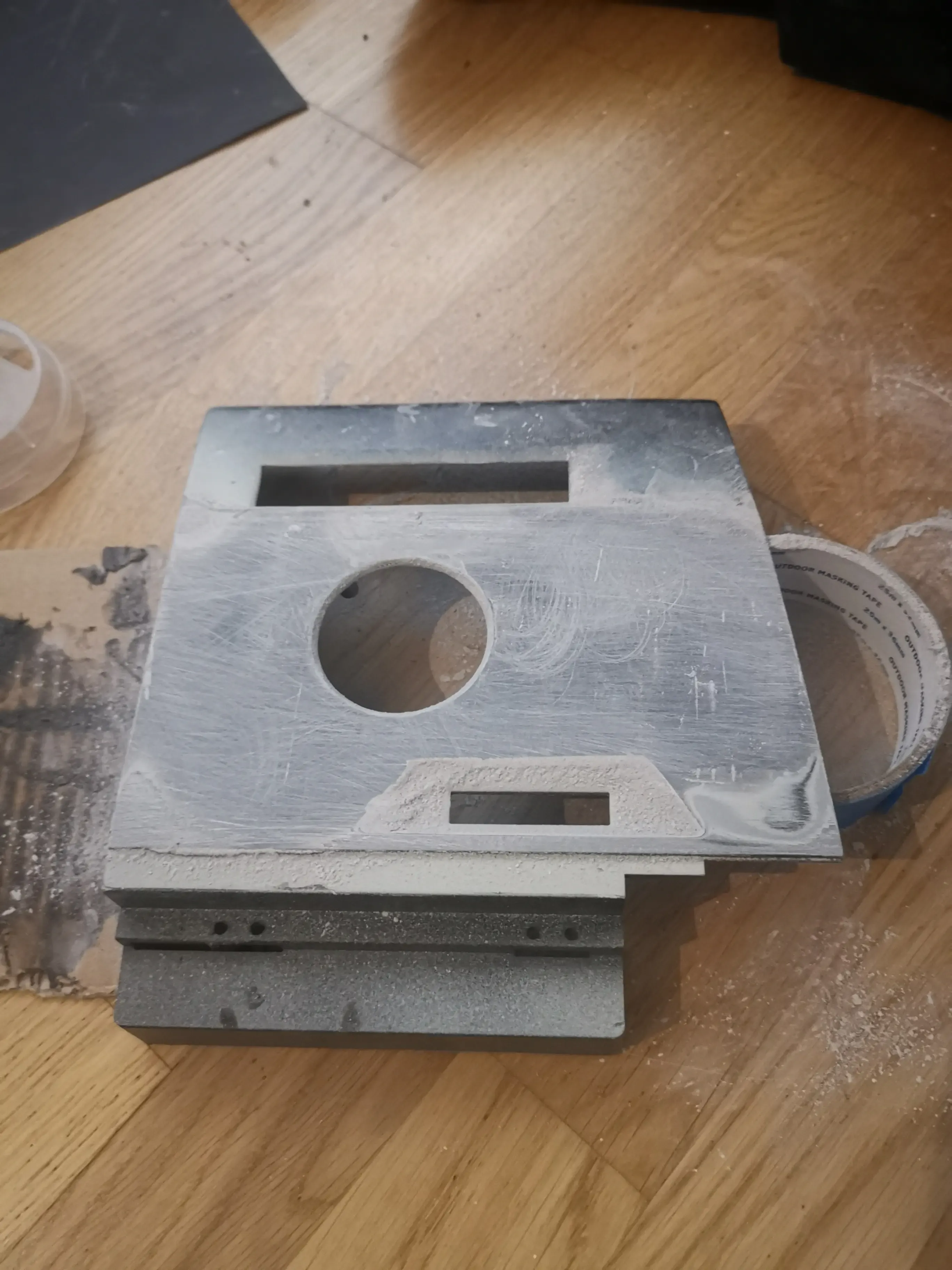 Sanding, filler and LED strip test