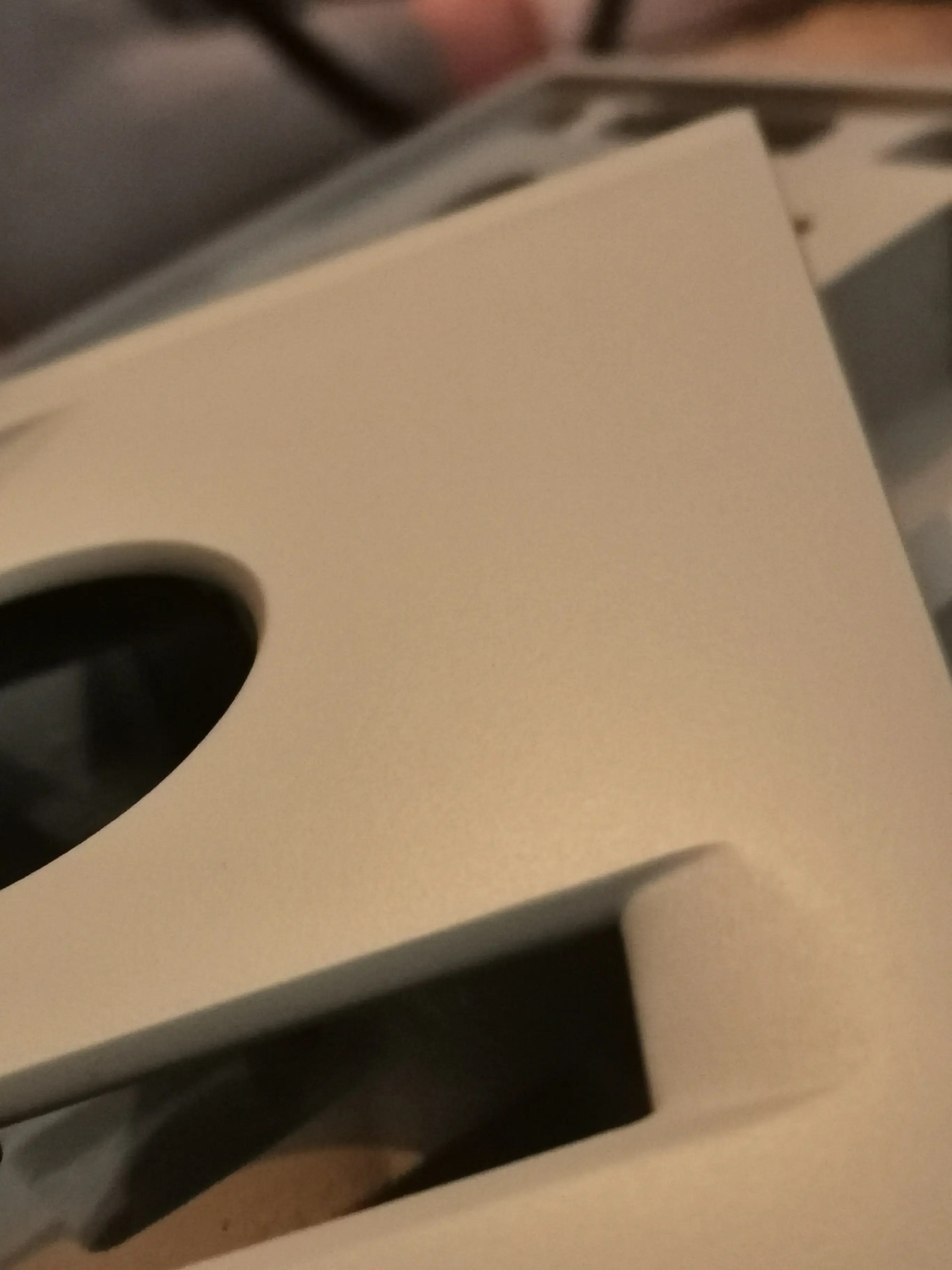 End caps and joystick panel in metallic paint