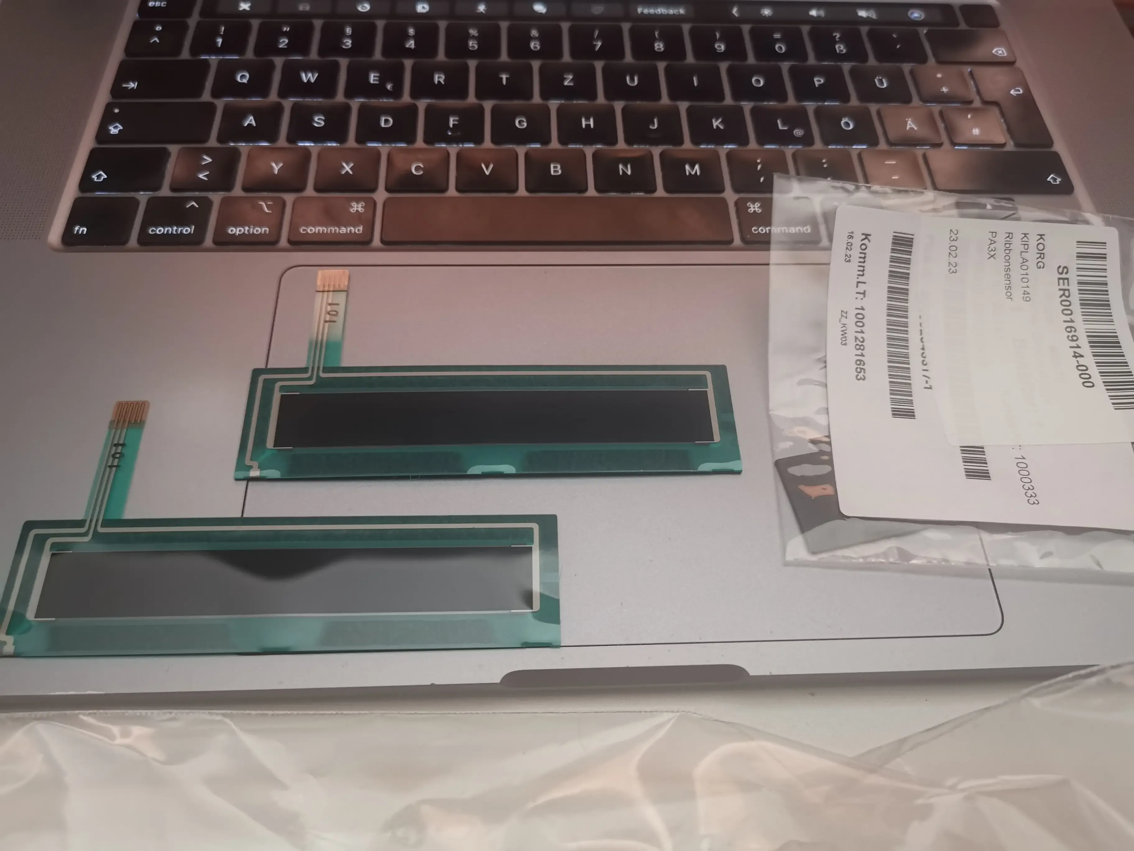 Ribbon sensors and new parts