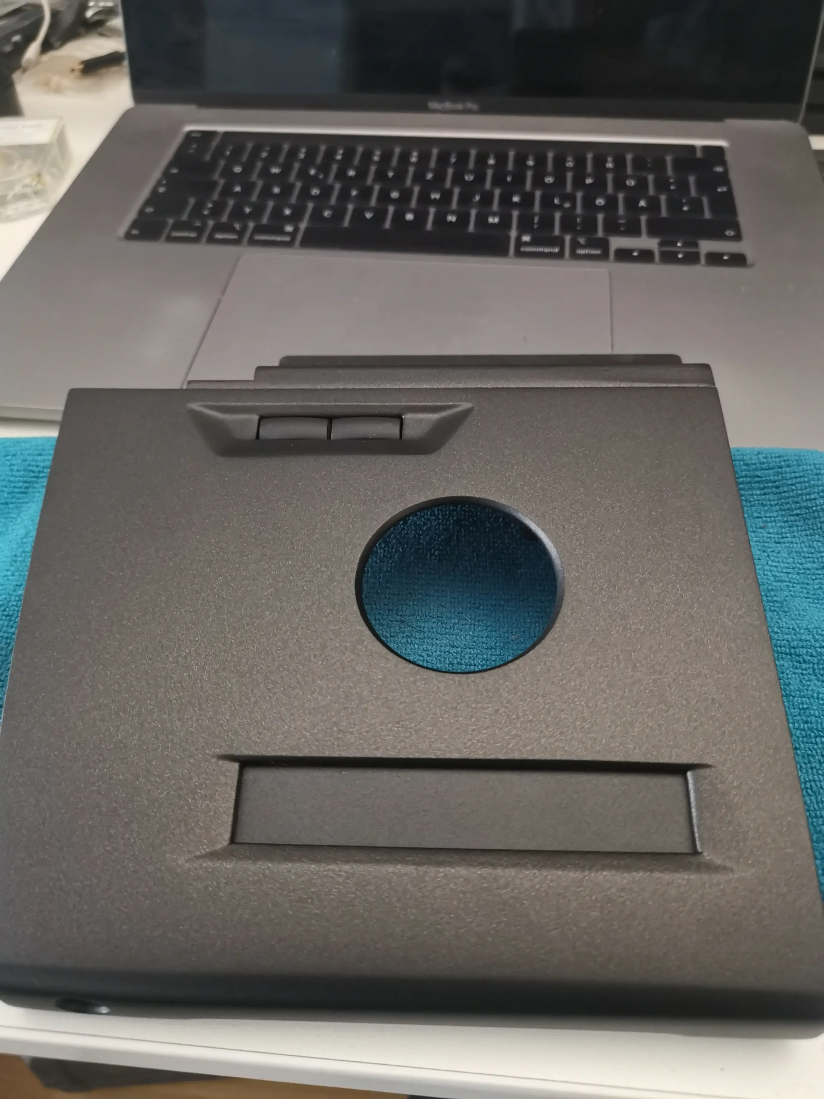 Assembling panels, joystick and display