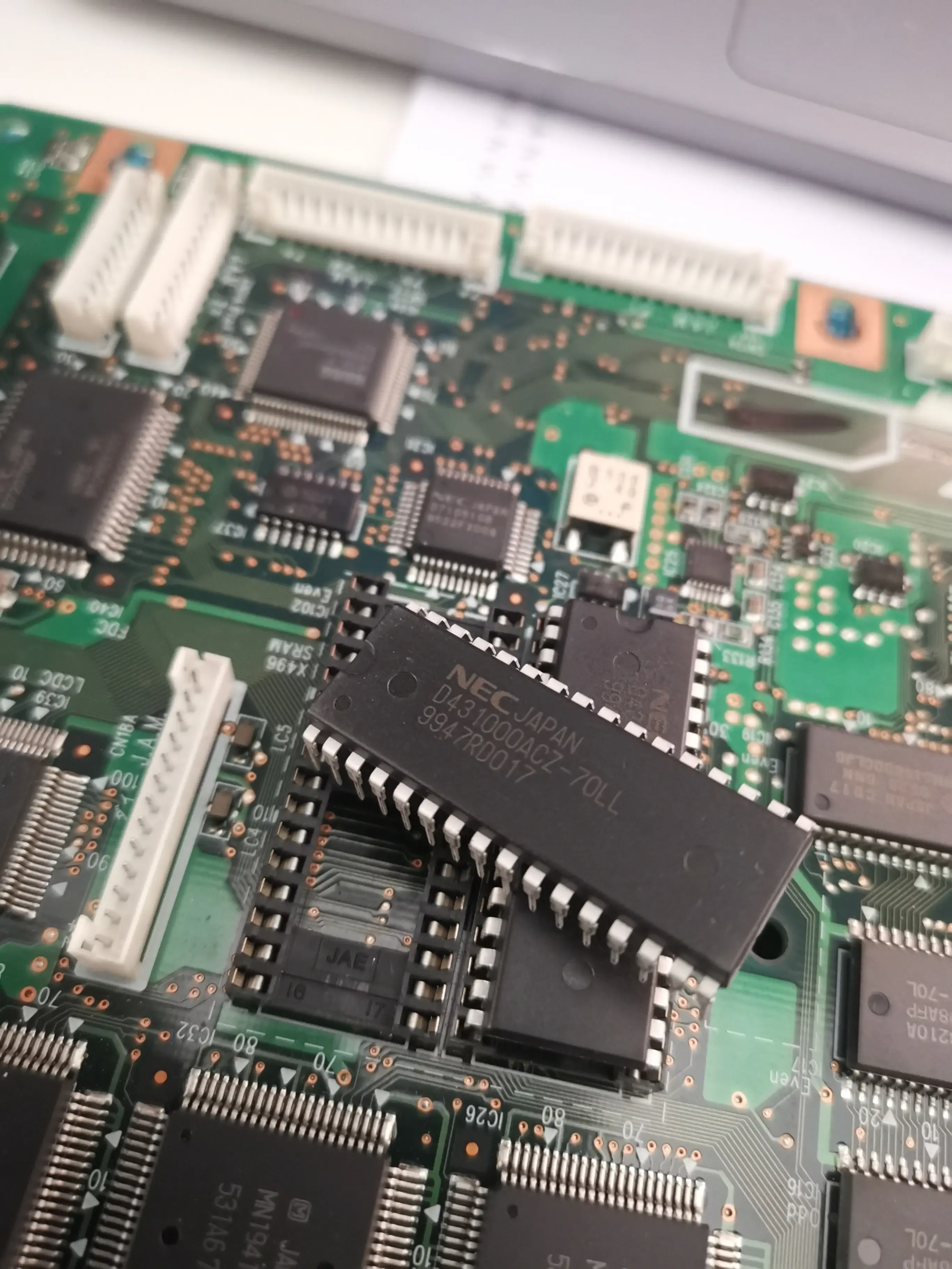 Assembling panels, joystick and display