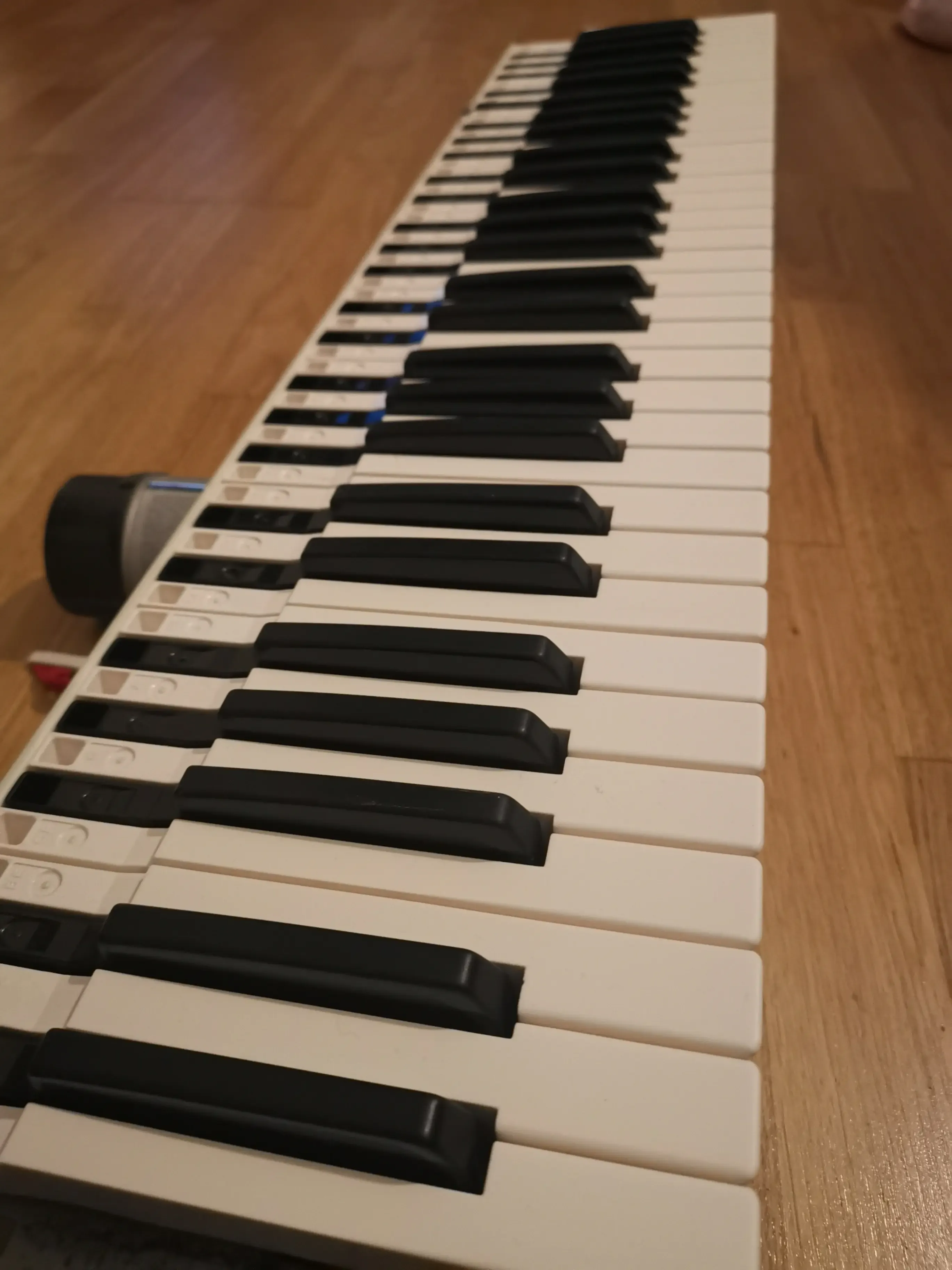 Keys reinstalled and the new display backlight