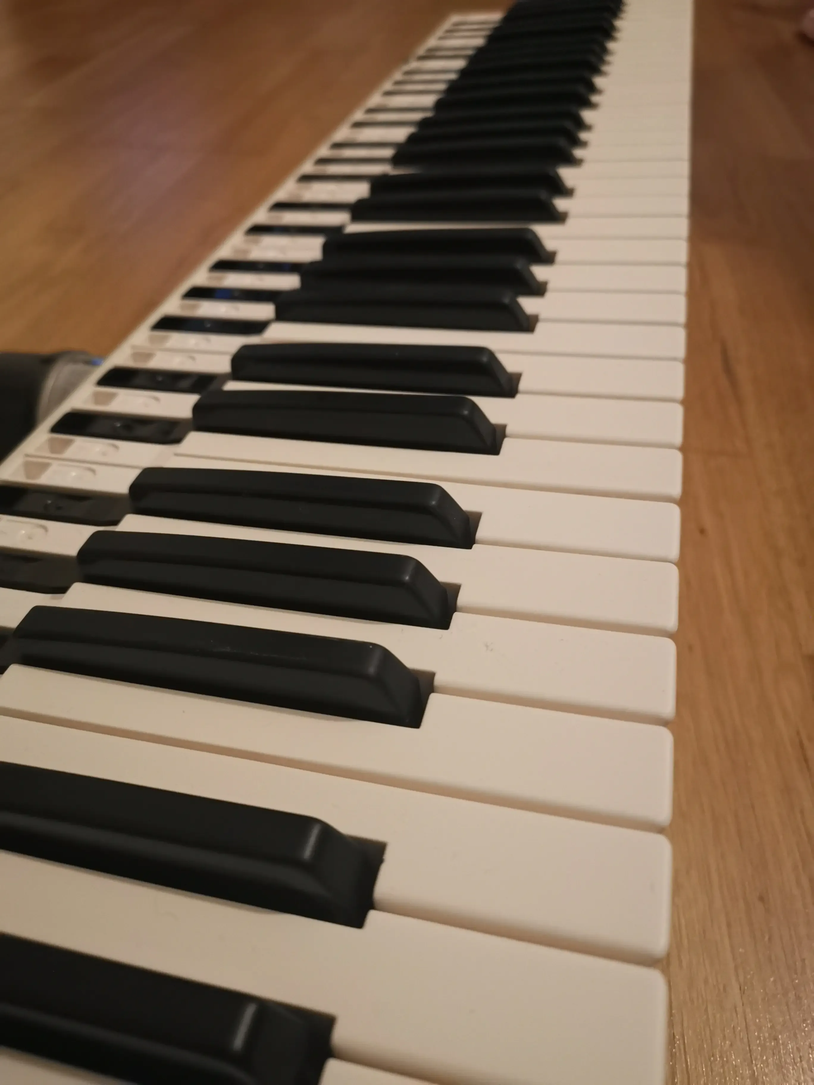 Keys reinstalled and the new display backlight
