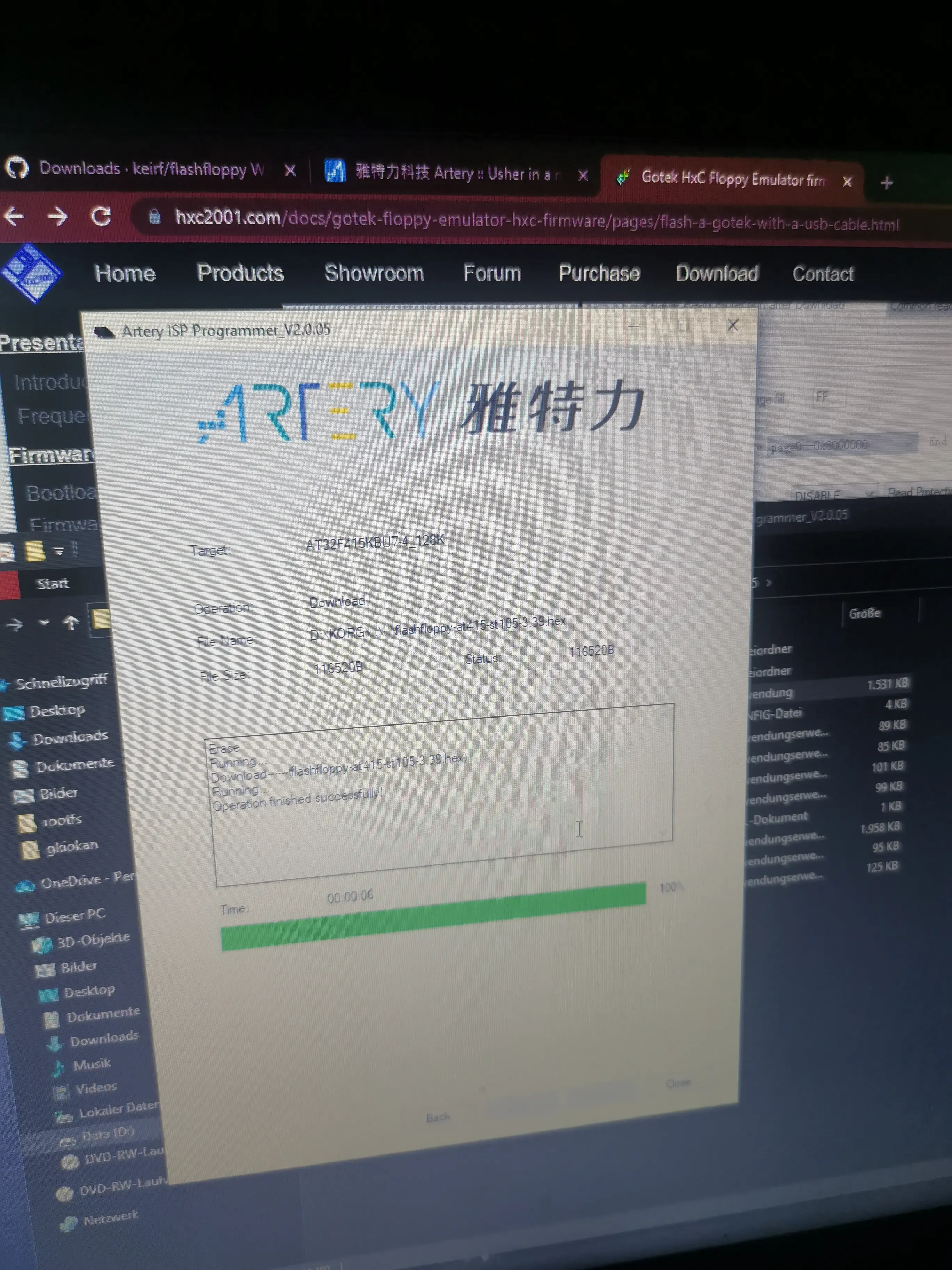 Firmware update and electronics