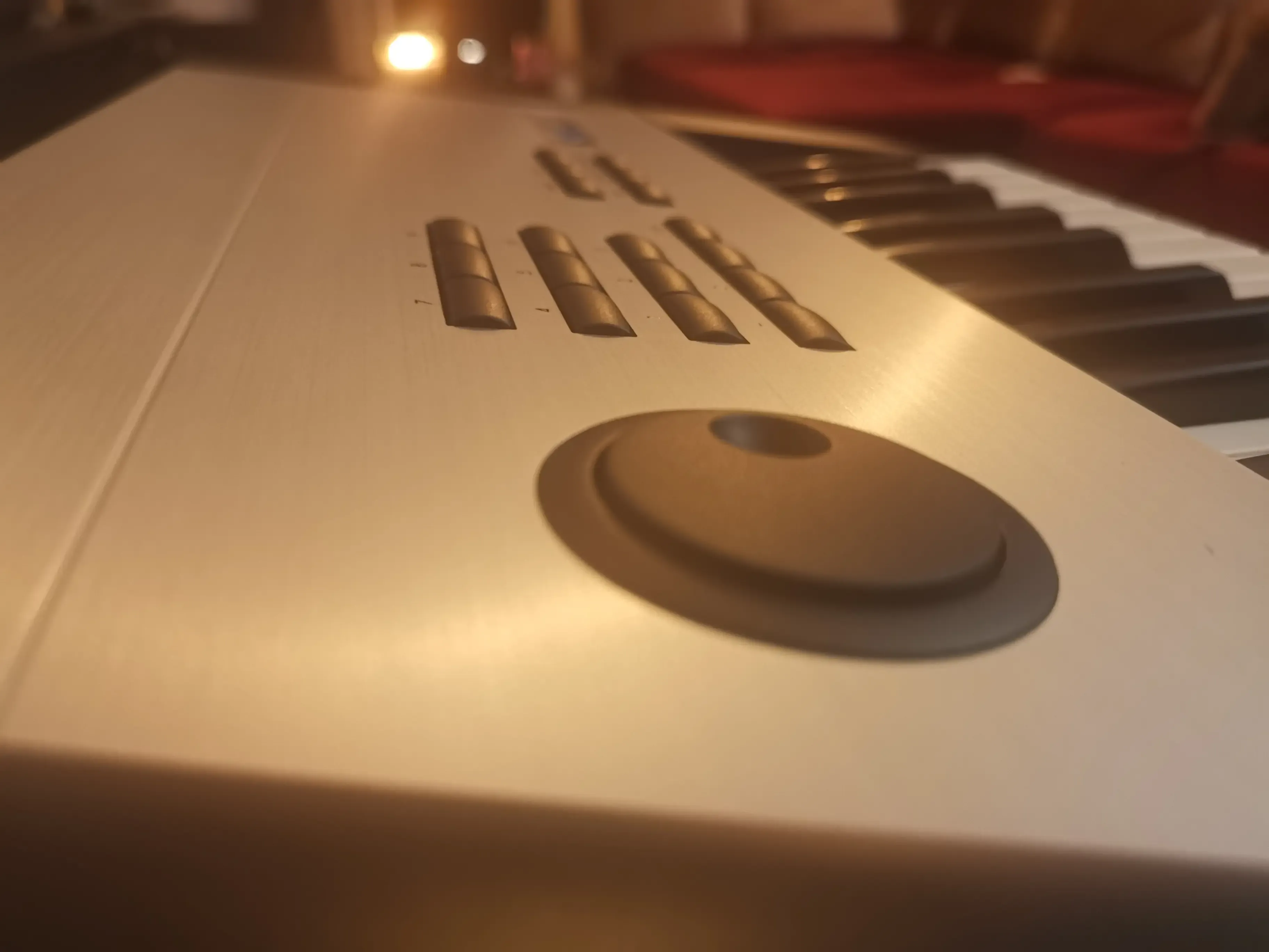 The finished KORG Trinity in black