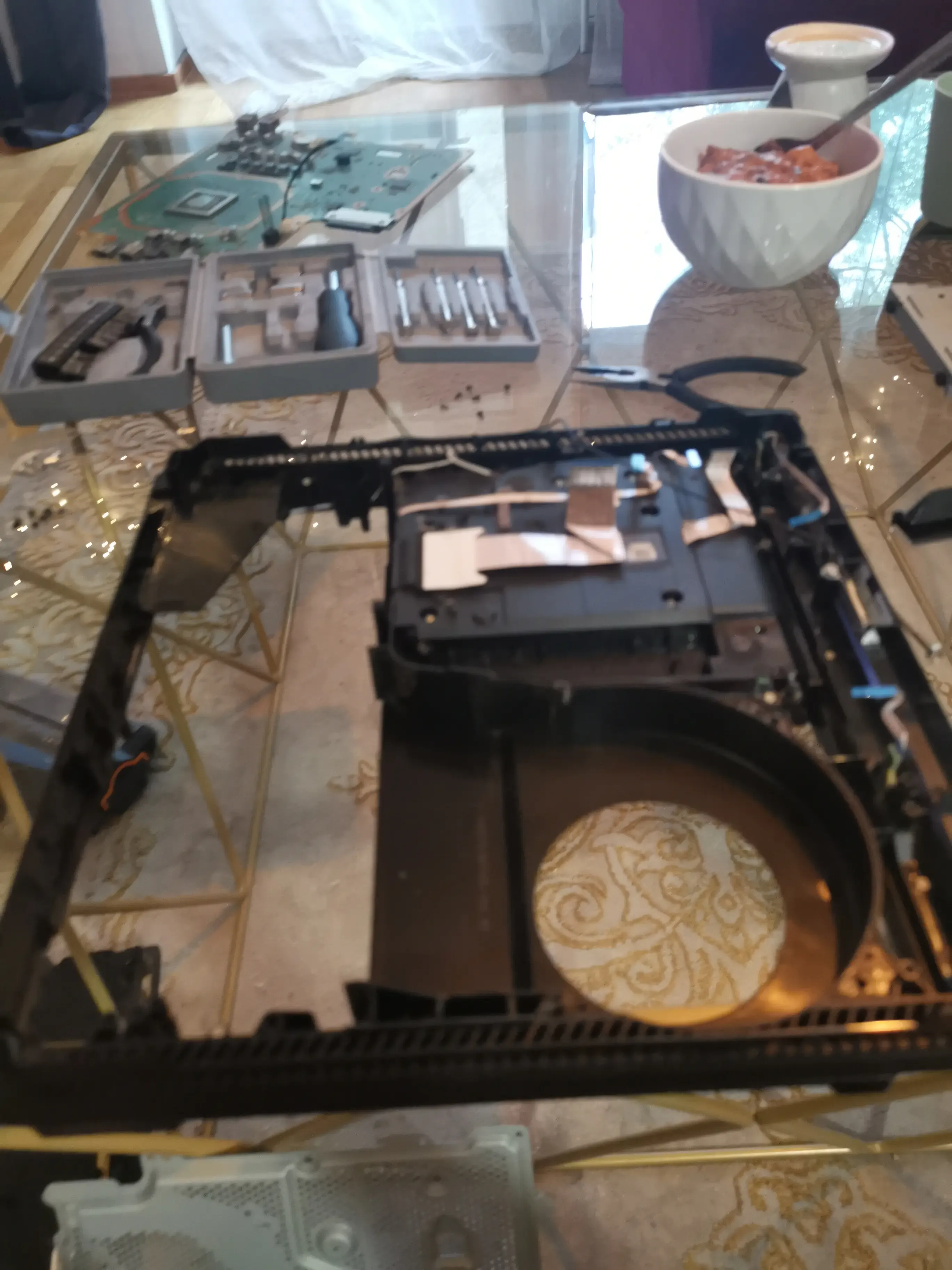 Dusty heatsink and dried thermal paste