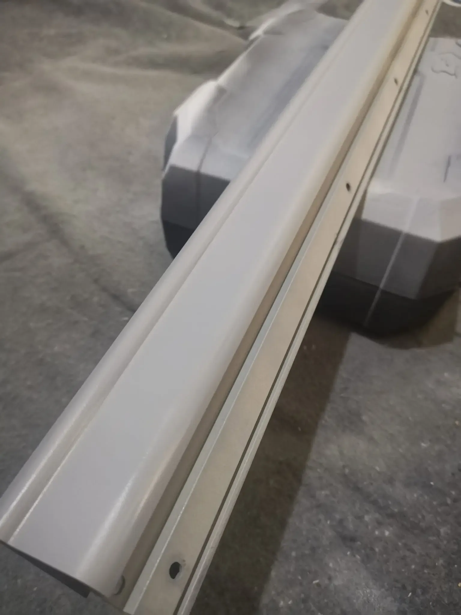 White end caps and side panels