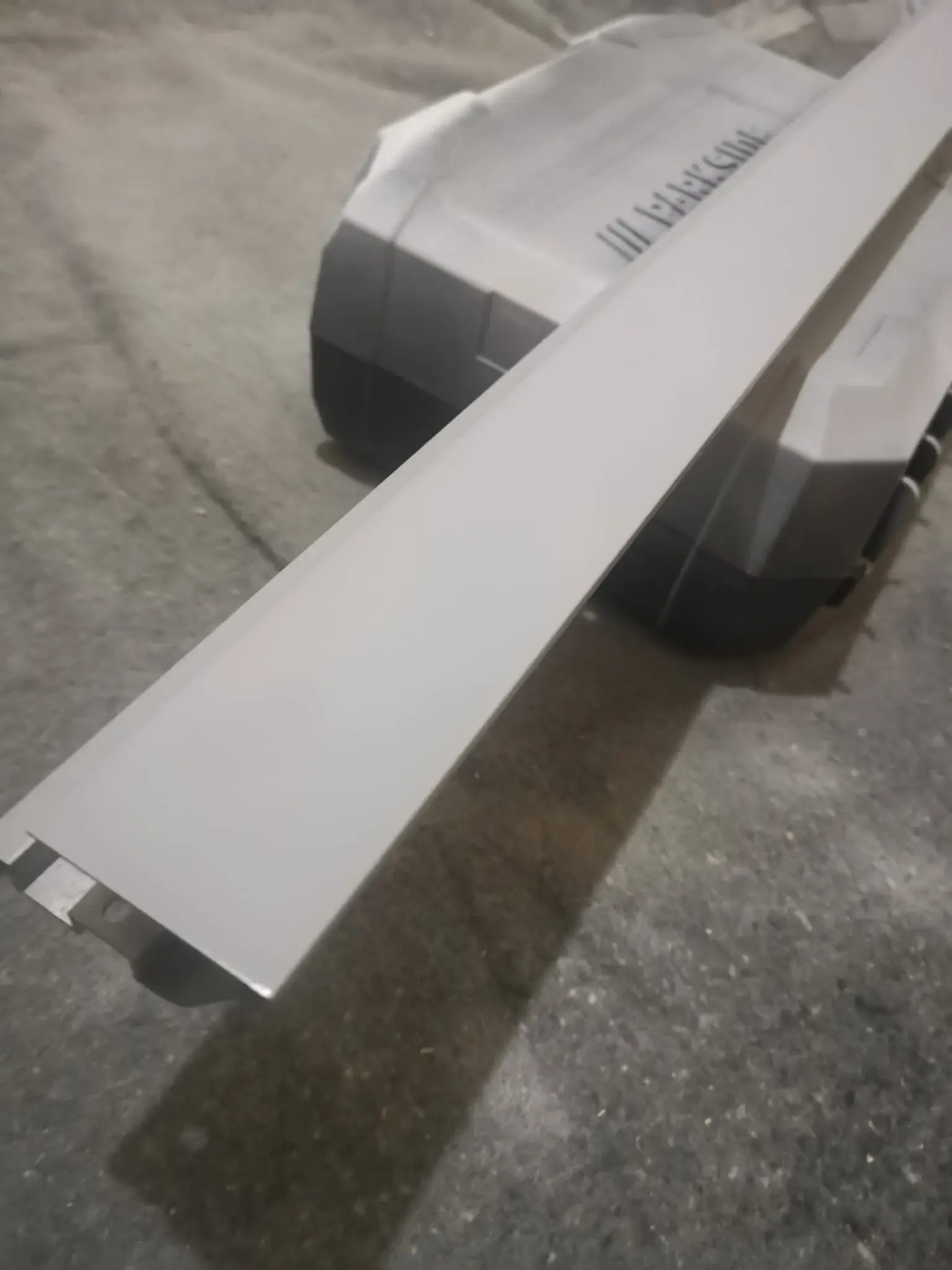 White end caps and side panels